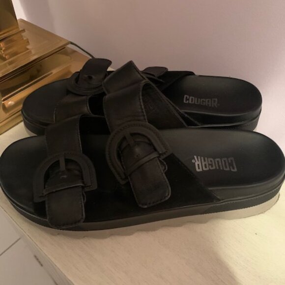 Women's Black Platform Sandal/Cougar! - Picture 3 of 7